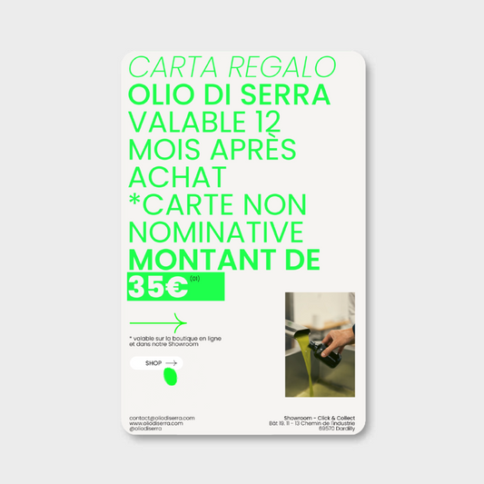 Carta regalo - Carte cadeau - 35€