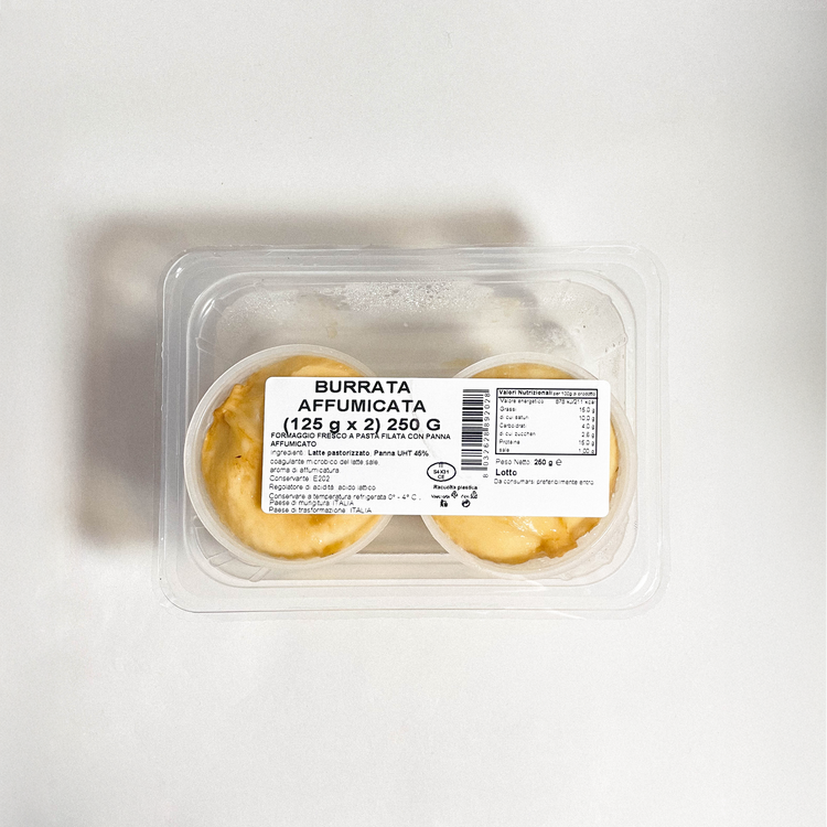 Burrata affumicata - Burrata des Pouilles di Andria fumée - 2x125g