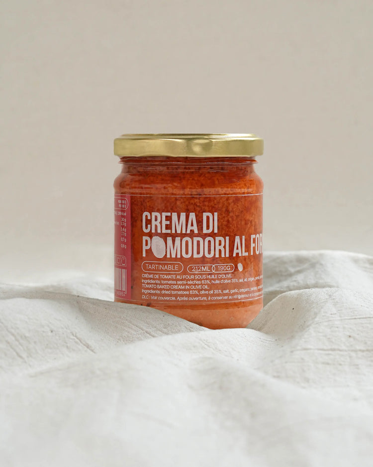 Crème de tomates au four sous huile d'olive - Crema di pomodori al forno - 190g