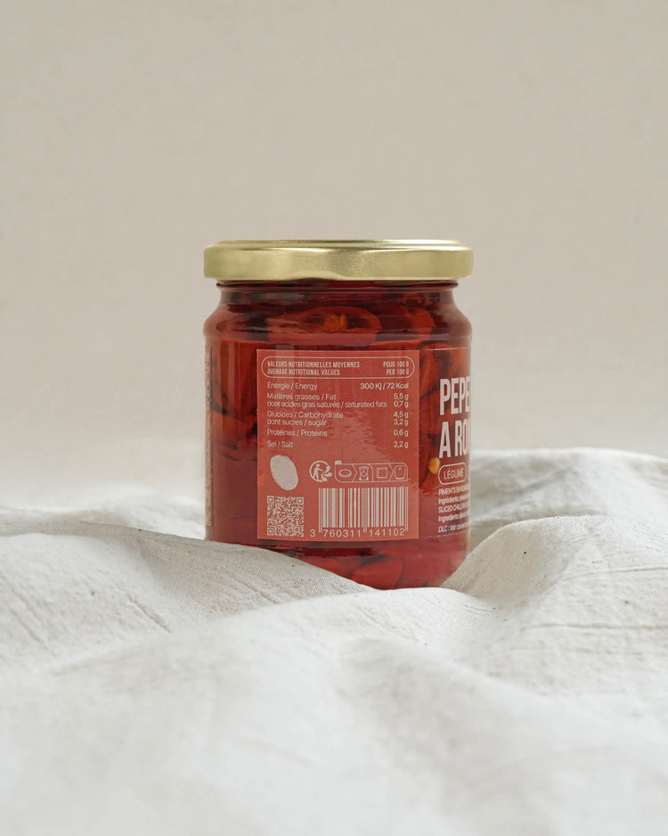 Piments en rondelle sous huile d'olive - Peperoncini a rondelle - 190g