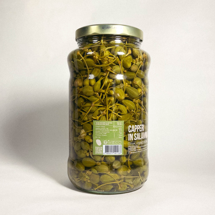 Capperi in salamoia - Câpres en saumure avec queue - 2800g