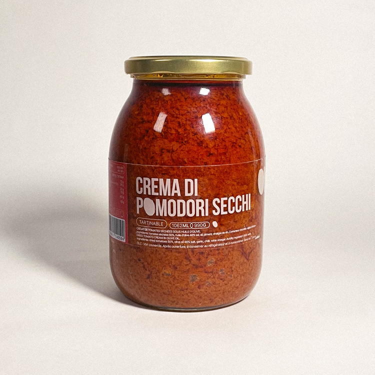 Crema di pomodori secchi - Crème de tomate séchée sous huile d'olive - 990g