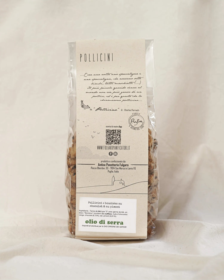 Pollicini - Bouchées au chocolat et piment - 400g
