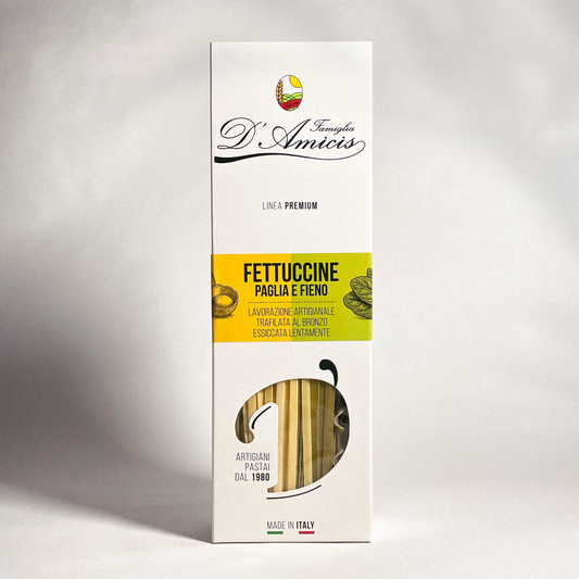 Fettuccine Paglia e Fieno - Fettuccine aux oeufs et épinards - 400g