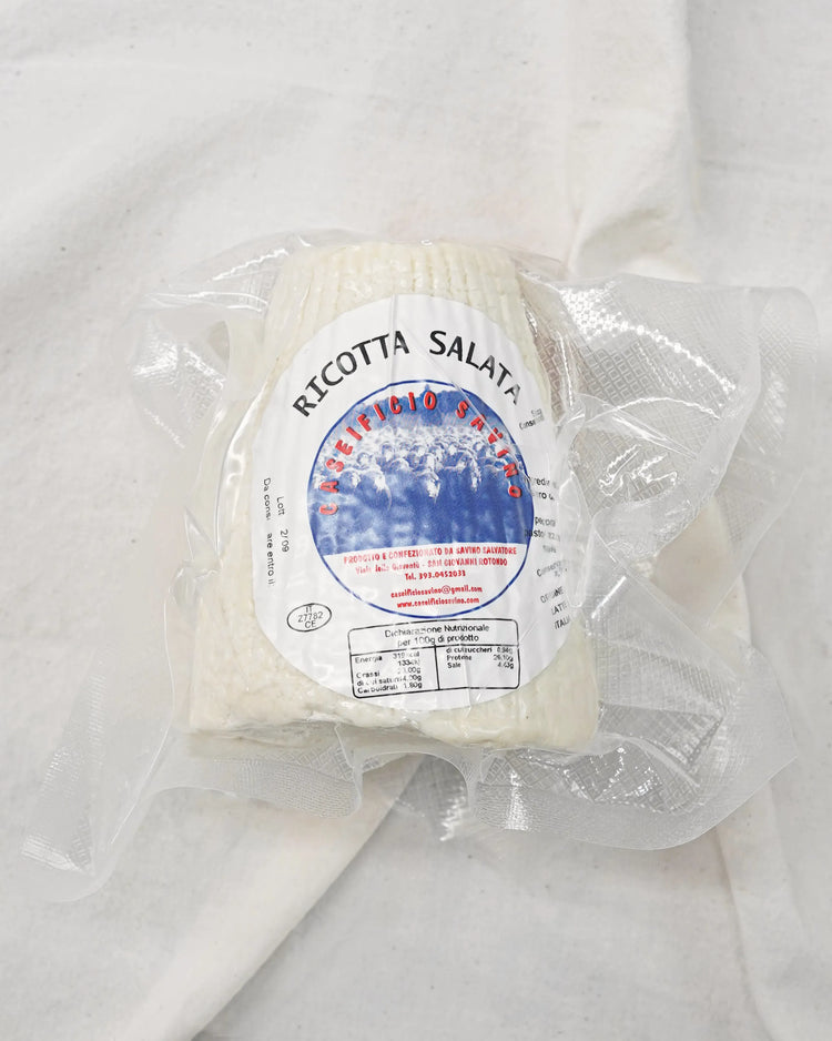 Ricotta salata - Ricotta salée au lait de brebis du Gargano - 330g