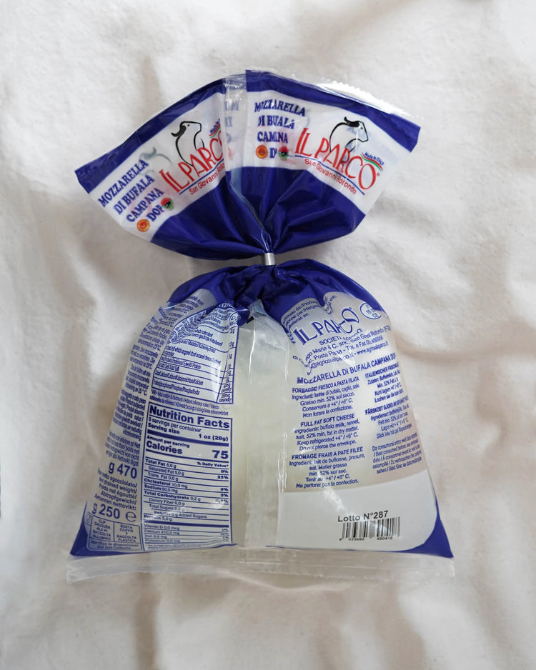 Mozzarella de bufflonne des Pouilles Campana DOP - Mozzarella di Bufala Campana DOP