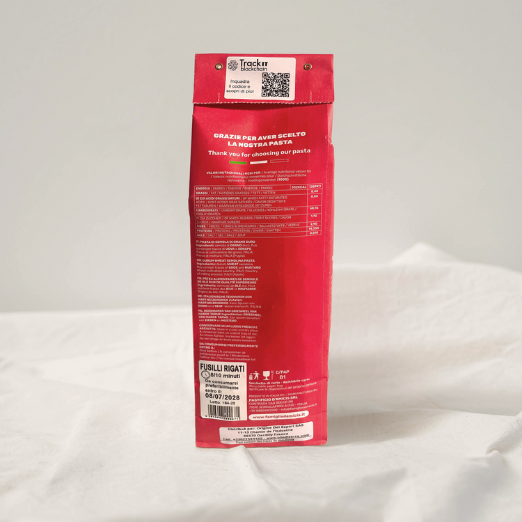 *Fusilli rigatti* - 500g