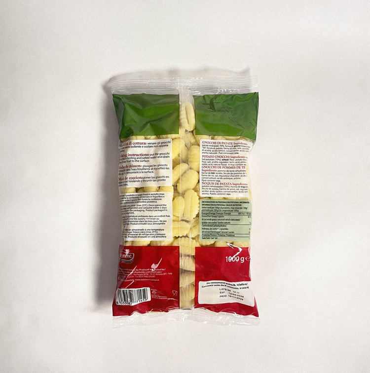 Gnocchi di patate - Gnocchi de pommes de terre - 1kg