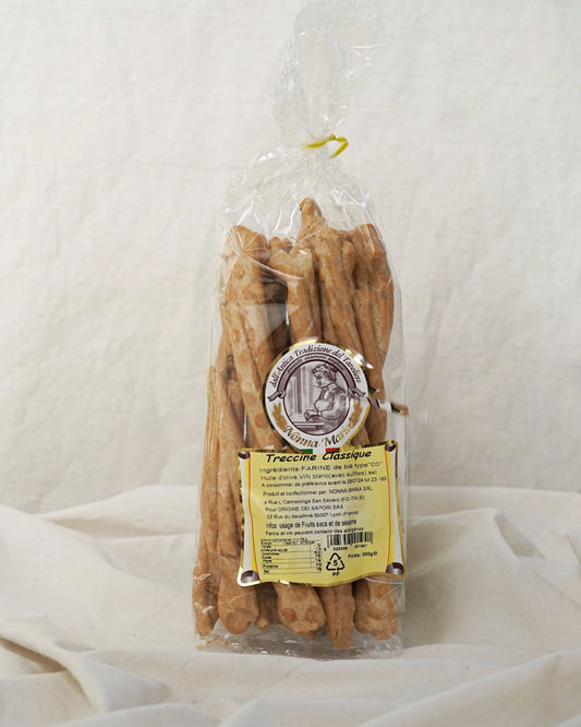 Gressins apéritifs nature - Treccine classiche - 300g