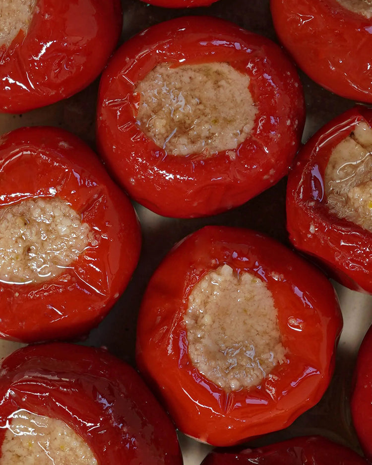 Peperoncini ripieni con tonno - Piments farçis au thon sous huile de tournesol (990g)