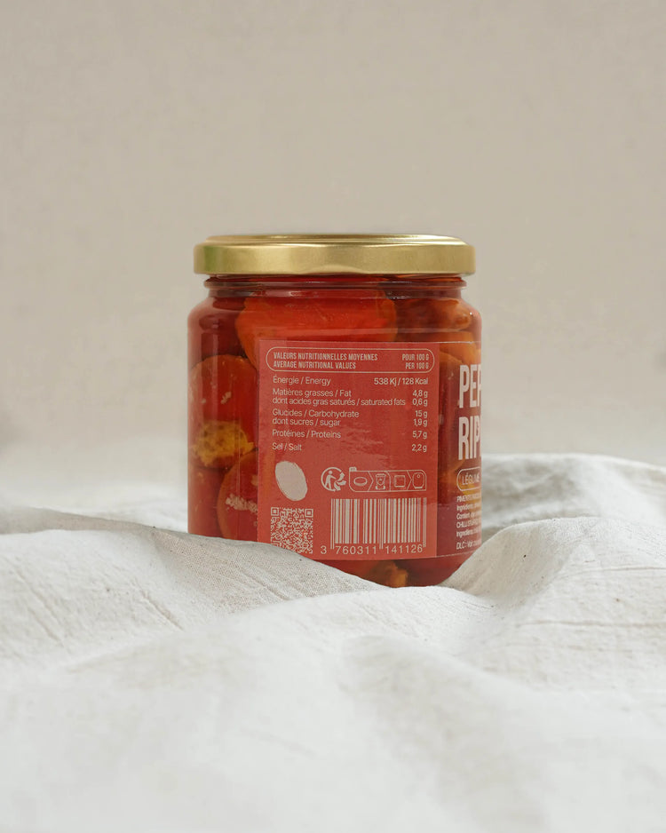 Piments farçis au thon sous huile de tournesol - Peperoncini ripieni con tonno - 280g