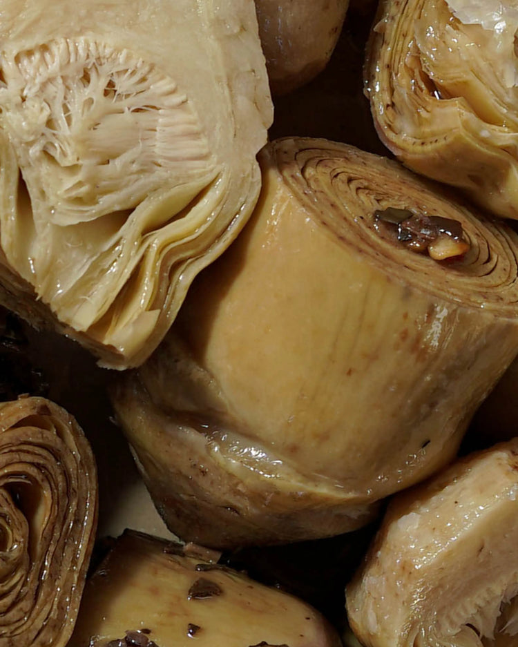 Carciofi caserecci a spicci - Coeurs d'artichaut tranchés sous huile de tournesol - 2800g