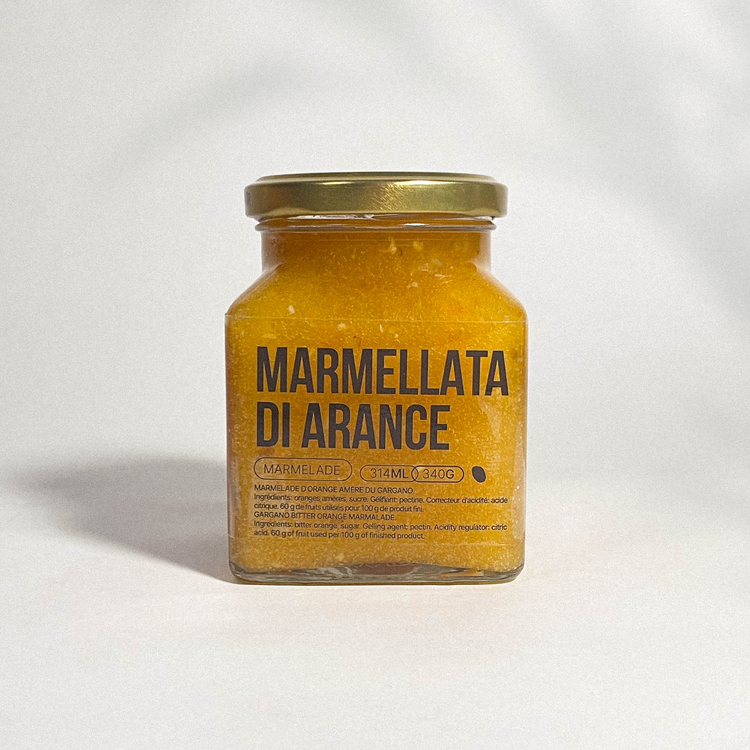 Marmellata di arance amare - Marmelade d'orange amère du Gargano - 340g