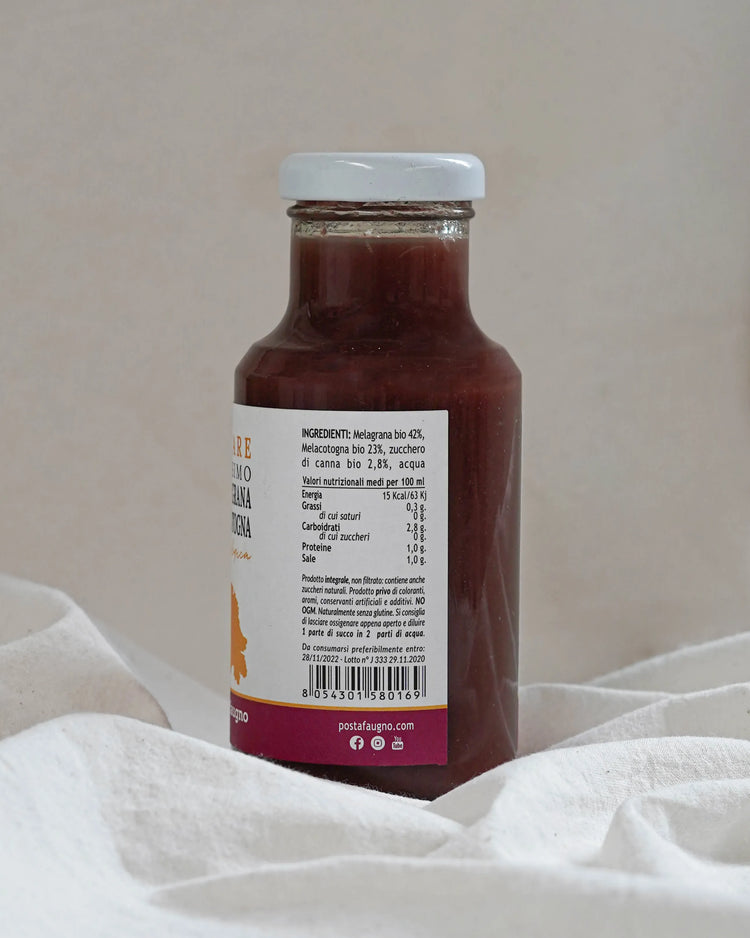 Nectar de grenades et coings BIO - Nettare di melagrana é melacotogna - 200ml