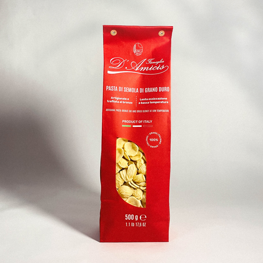 Pasta Orecchiette - Sugo Funghi e Salsiccia