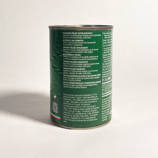 Pelati BIO - Tomates pelées BIO - 400g