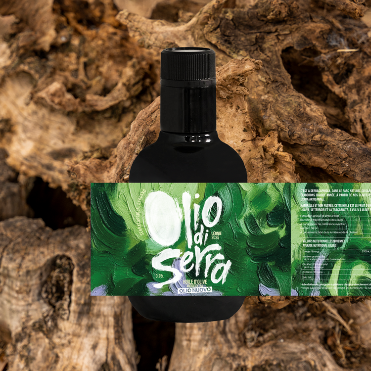 PRÉCOMMANDE - Huile d'olive vierge extra - Millésime 2025 Léonie - Piccola - 0,25L - OLIO DI SERRA