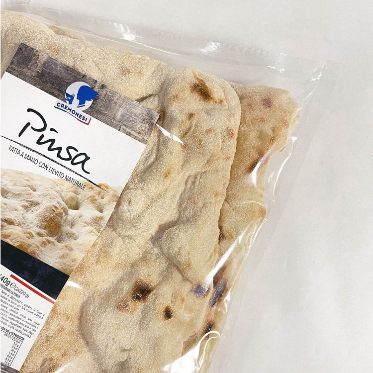 Pinsa fatto a mano con lievito naturale - Pinsa artisanale au levain naturel - 2x220g