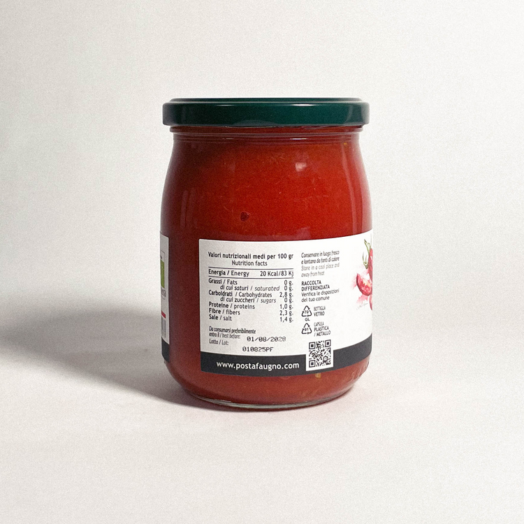 Polpa di pomodoro BIO - Pulpe de tomates BIO - 580ml