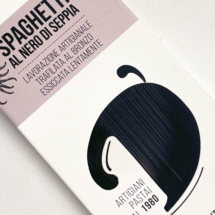 Spaghetti al nero di seppia - Spaghetti à l'encre de seiche - 500g