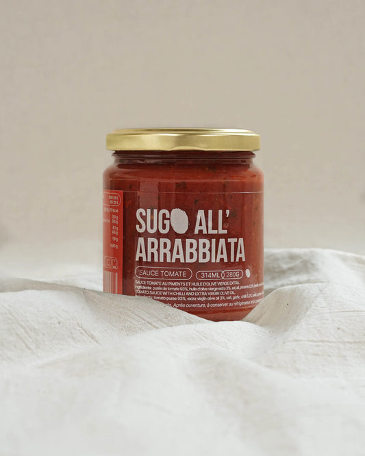 Sugo all’arrabbiata - Sauce tomate au piment et huile d'olive vierge extra - 280g