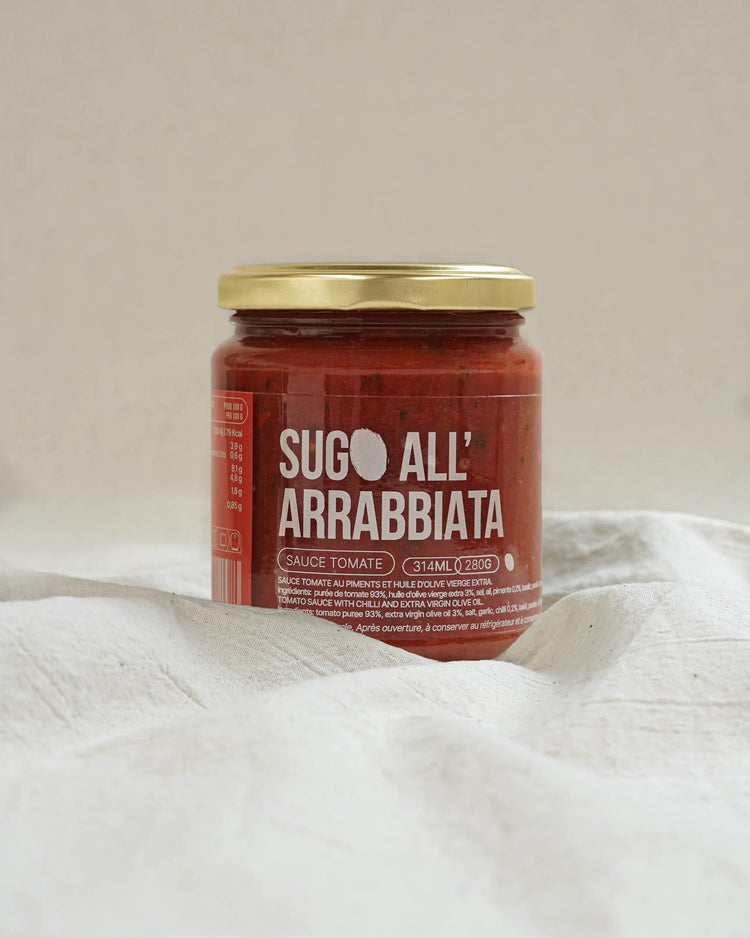 Sugo all’arrabbiata - Sauce tomate au piment et huile d'olive vierge extra - 280g