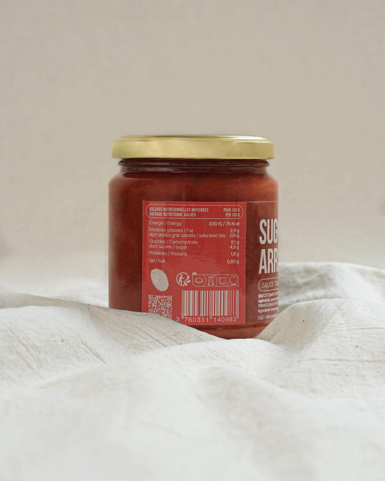 Sauce tomate au piment et huile d'olive vierge extra - Sugo all’arrabbiata - 280g