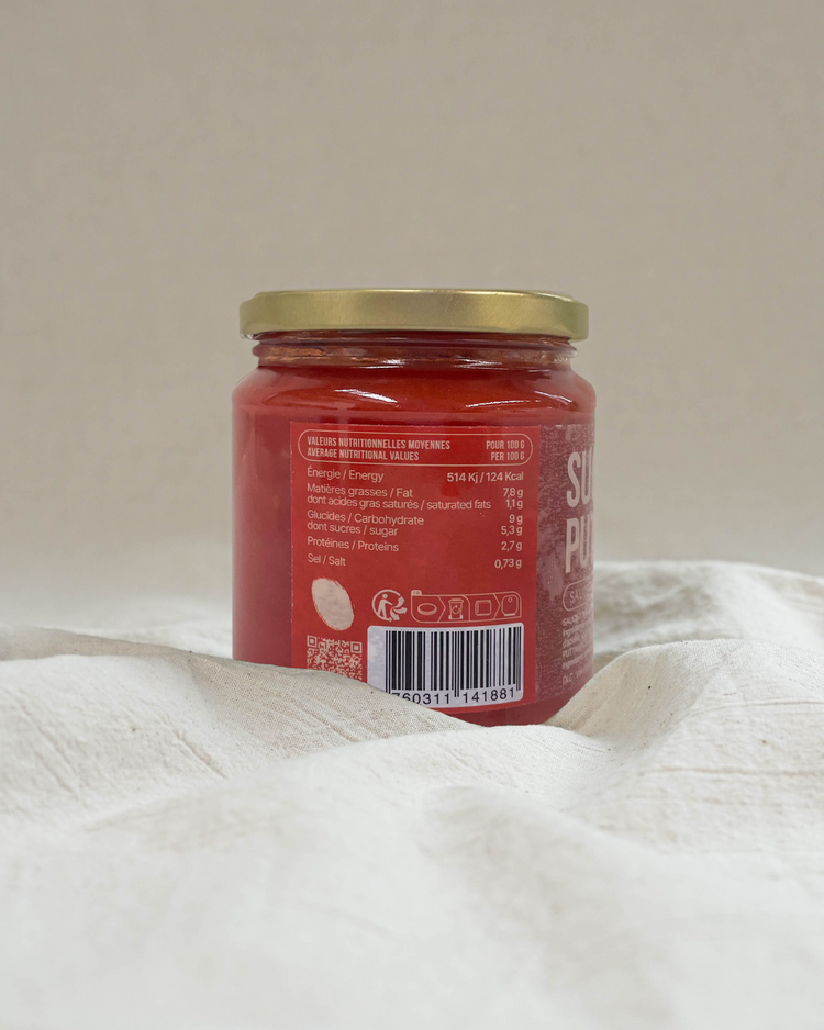 Sauce tomate Puttanesca et huile d'olive vierge extra - Sugo Puttanesca - 280g
