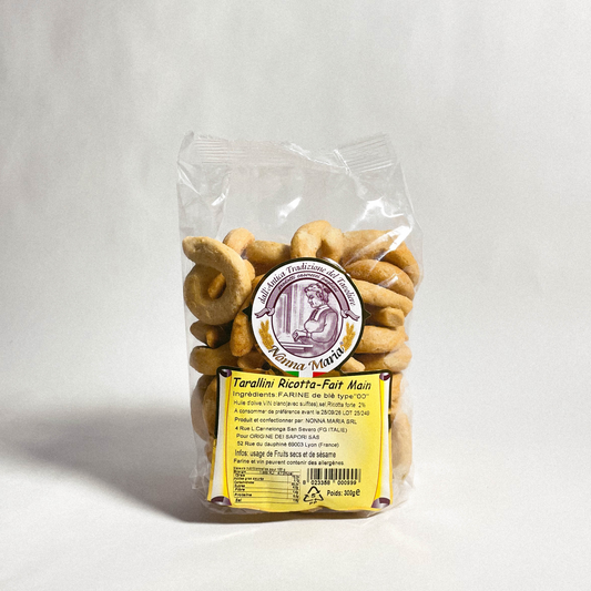 Lot de 3 gressins apéritif - Tarallini ricotta, oignon et piment