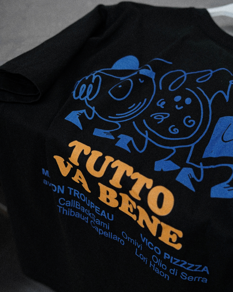 Tee-shirt OLIO DI SERRA x VICO PIZZZA