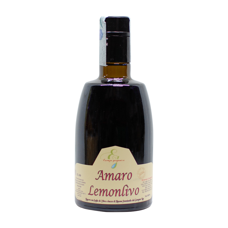 Liqueur citron & feuilles d'olivier - Amaro Lemonlivo - 50cl