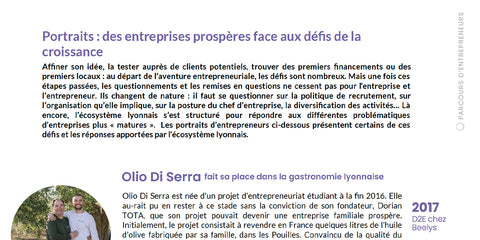 Parcours d'entrepreneurs : OLIO DI SERRA fait sa place dans la gastronomie lyonnaise