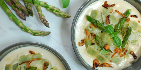 Ravioles du Dauphiné, parmesan et asperges