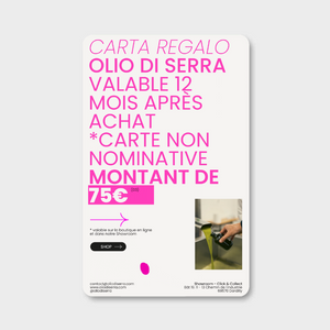 La carta regalo 75€