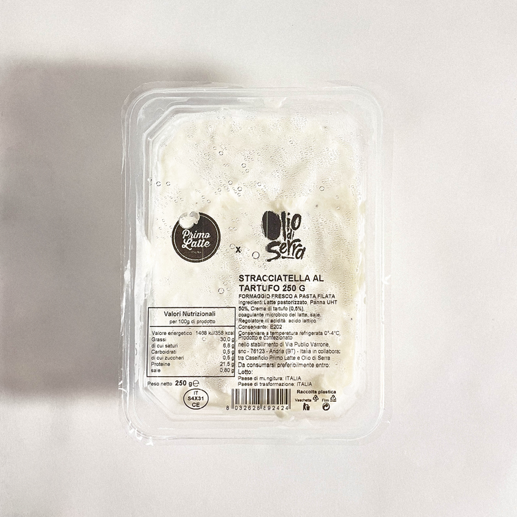 Stracciatella al tartufo - Stracciatella des Pouilles di Andria à la truffe - 250g