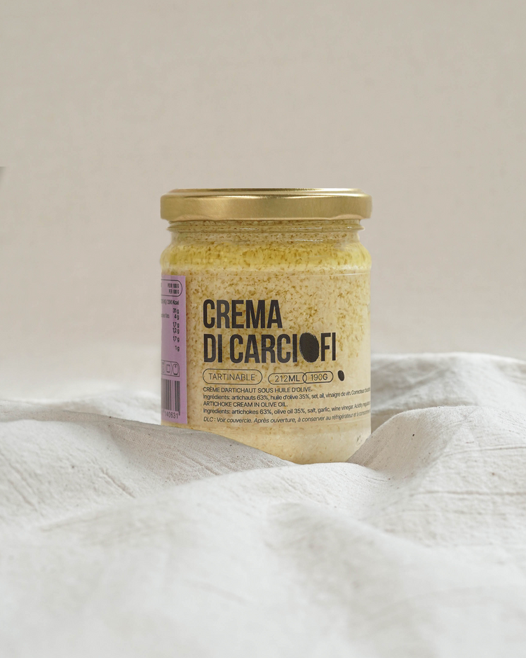 Crema di carciofi - Crème d'artichaut sous l'huile d'olive - 190g