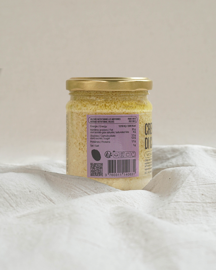 Crema di carciofi - Crème d'artichaut sous l'huile d'olive - 190g