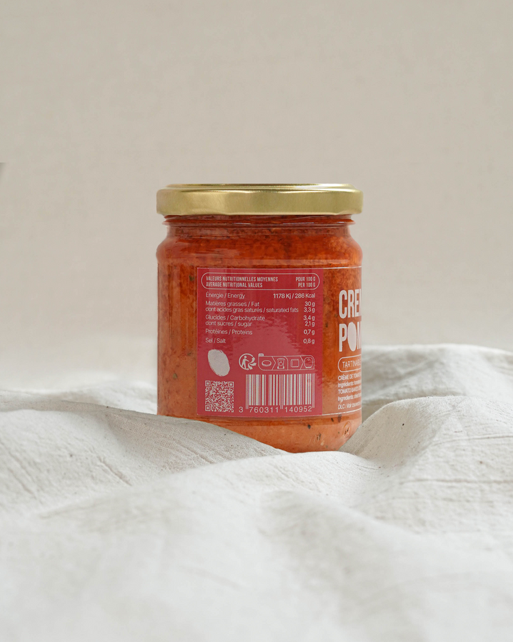 Crema di pomodori al forno - Crème de tomates au four sous huile d'olive - 190g
