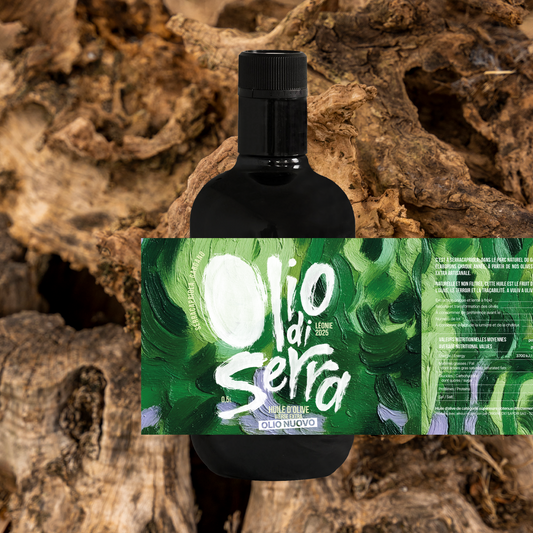PRÉCOMMANDE - Huile d'olive vierge extra - Millésime 2025 Léonie - Bottiglia - 0,5L - OLIO DI SERRA