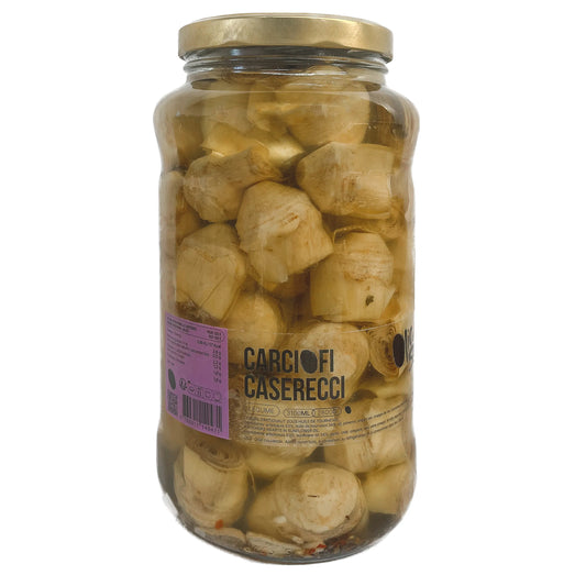 Coeurs d'artichaut sous huile de tournesol - Carciofi caserecci (2800g)