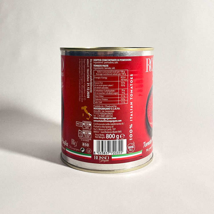 Doppio concentrato - Double concentré de tomates - 800g