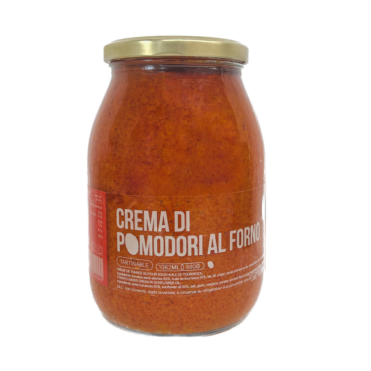 Crème de tomates au four sous huile d'olive - Crema di pomodori al forno (990g)