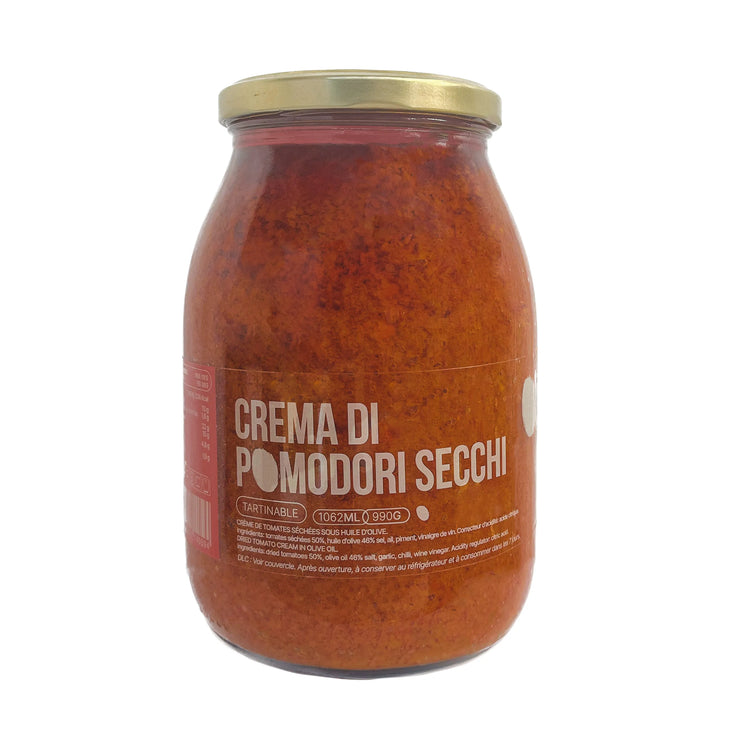 Crème de tomate séchée sous huile d'olive - Crema di pomodori secchi (990g)