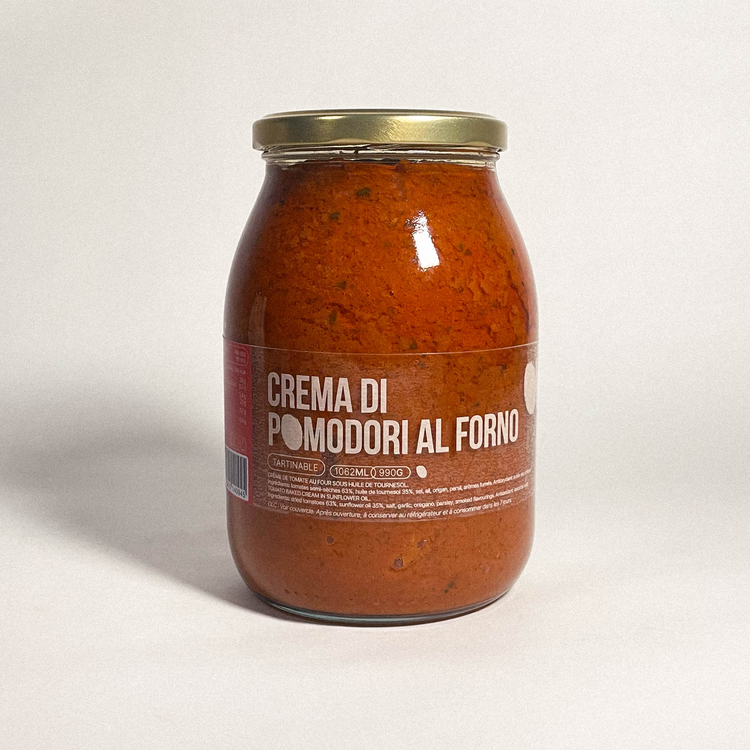 Crema di pomodori al forno - Crème de tomates au four sous huile d'olive - 990g