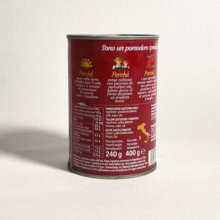 Tomates jaunes - Datterini - 400g