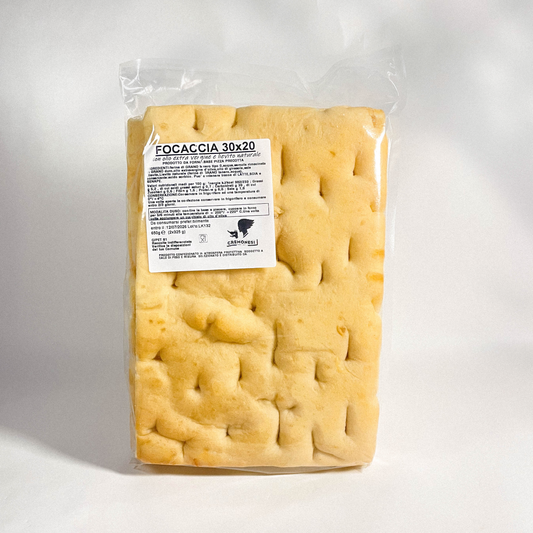 Focaccia fatto a mano con lievito naturale - Focaccia artisanale au levain naturel - 2x325g
