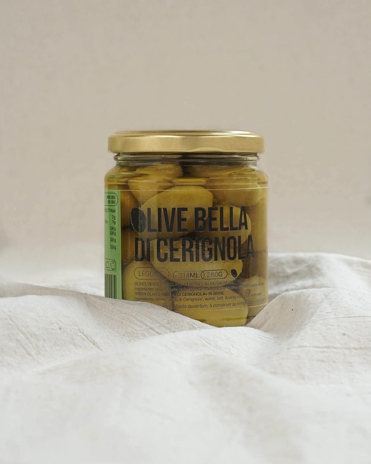 Olives Bella di Cerignola - Olives vertes Bella di Cerignola - 280g