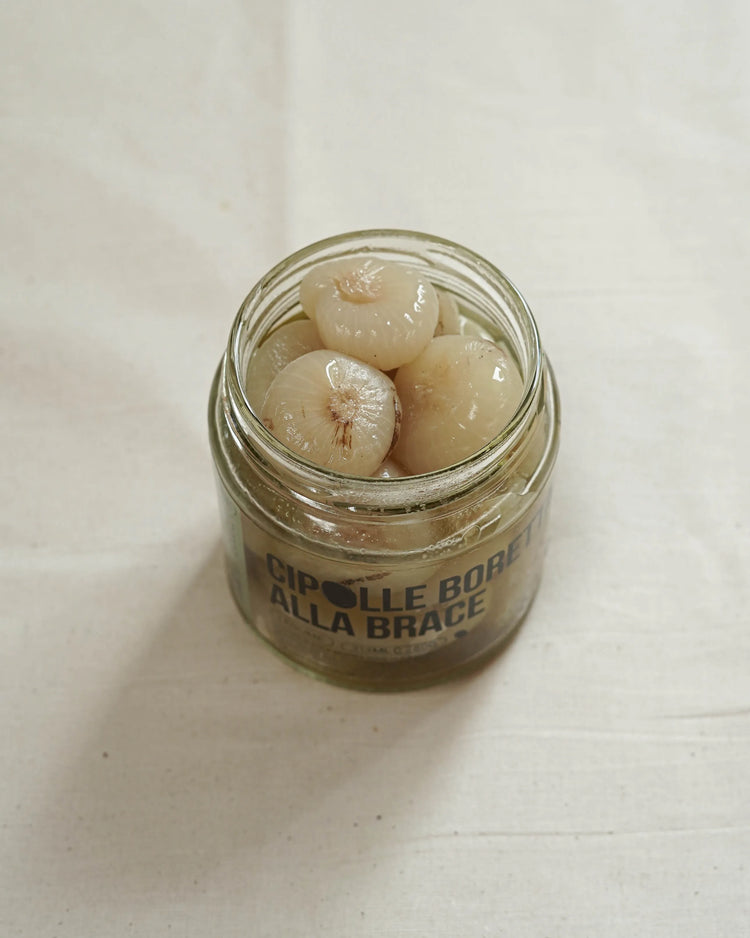 Oignons Borettane braisés sous huile d'olive - Cipolle Borettane alla brace (280g)