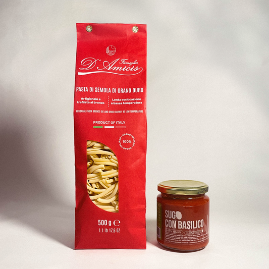 Pasta Casarecce - Sugo Basilico