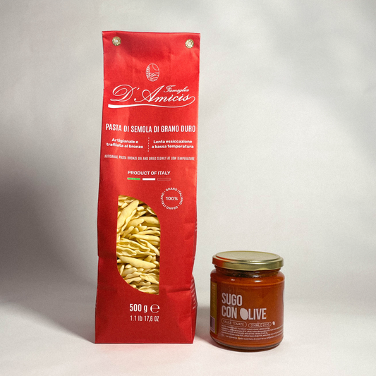 Pasta Cicatelli - Sugo Olive